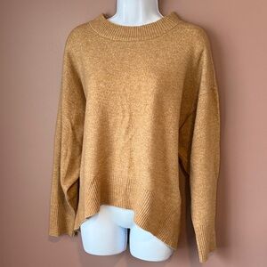a new day Women's Tan Crew Neck Sweater